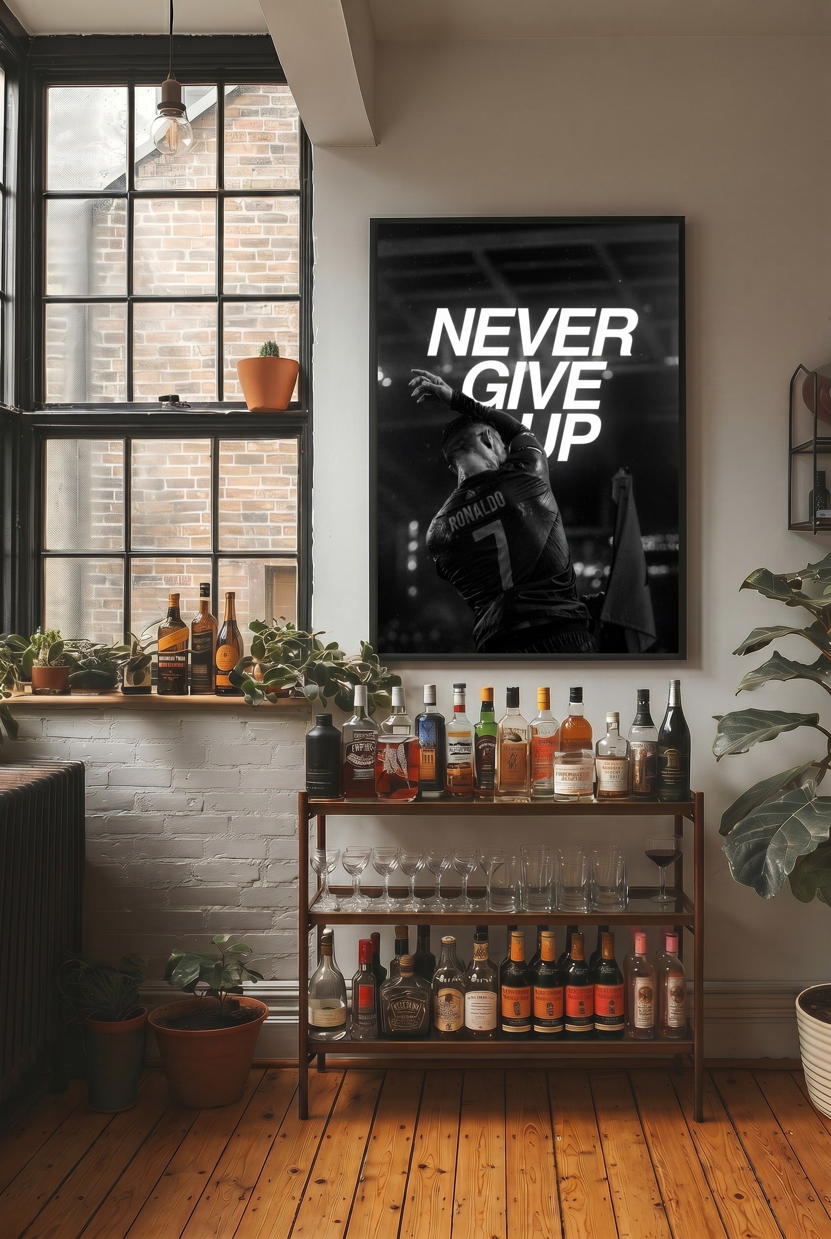 NEVER GIVE UP