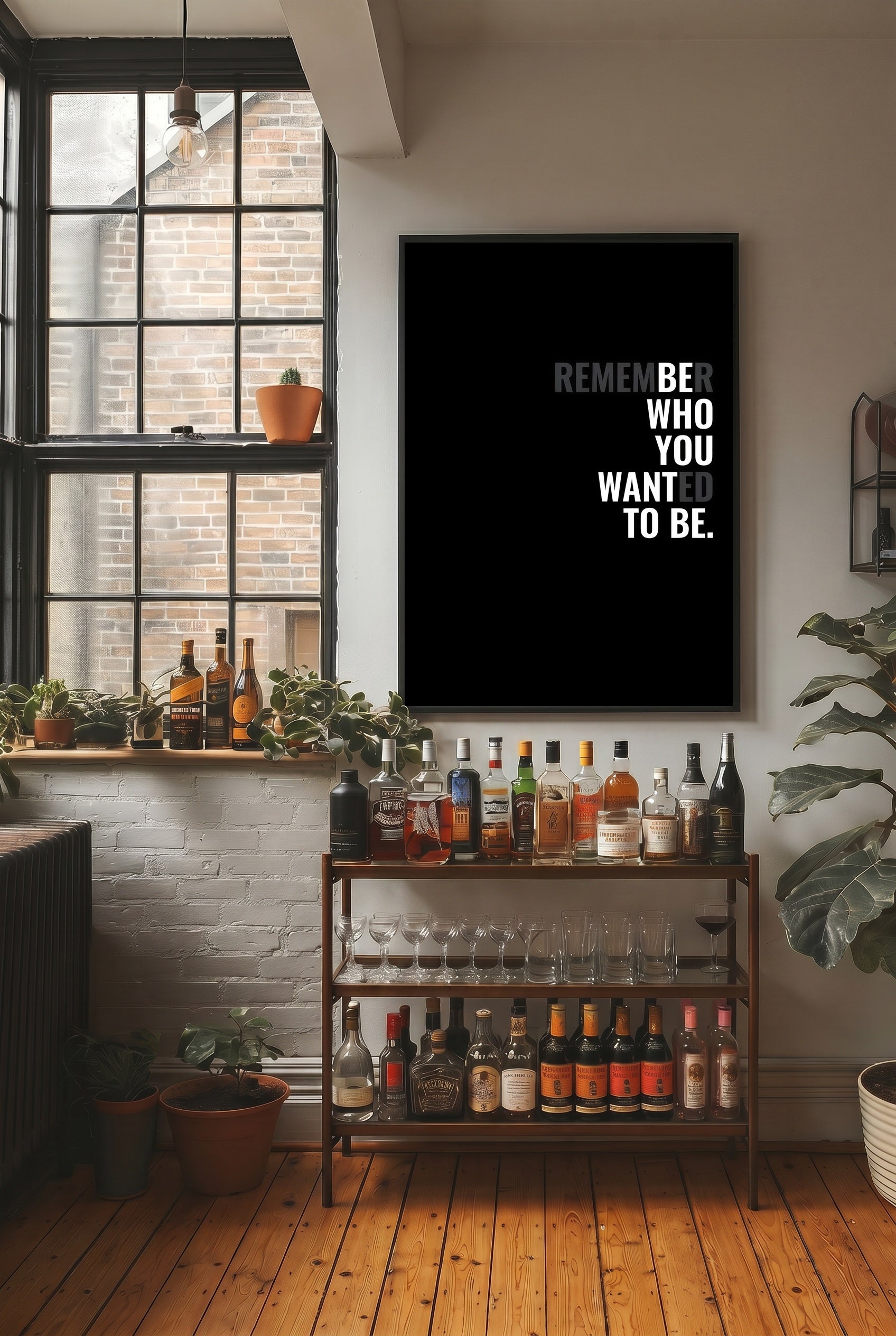 REMEMBER WHO YOU WANTED TO BE.